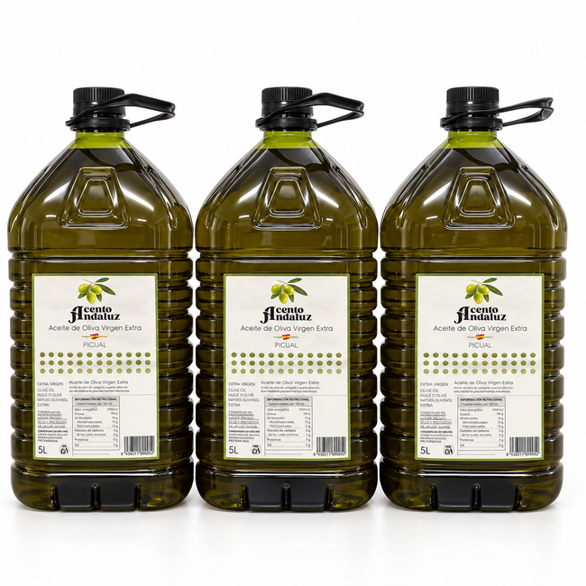 ! NUEVA COSECHA ! 3X5L FILTRADO Picual Virgen Extra 25/26