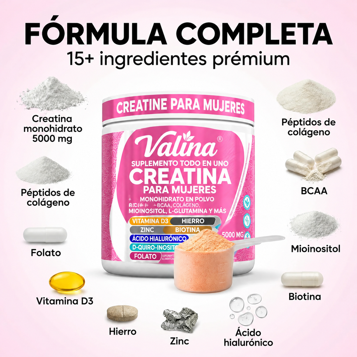 Valina- Creatina para nosotras
