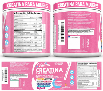 Valina- Creatina para nosotras
